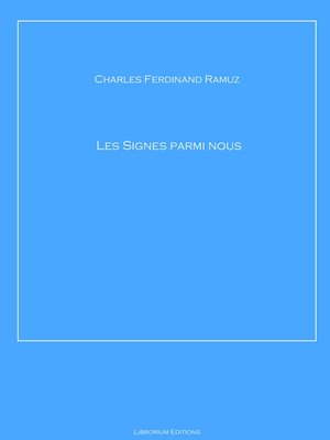 cover image of Les Signes parmi nous